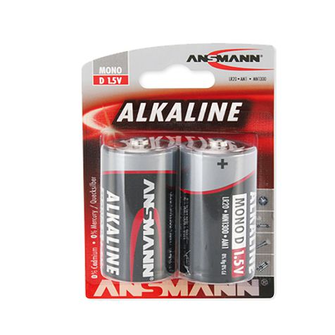 Щелочная батарейка Alkaline D Blister-2 — цена и фото